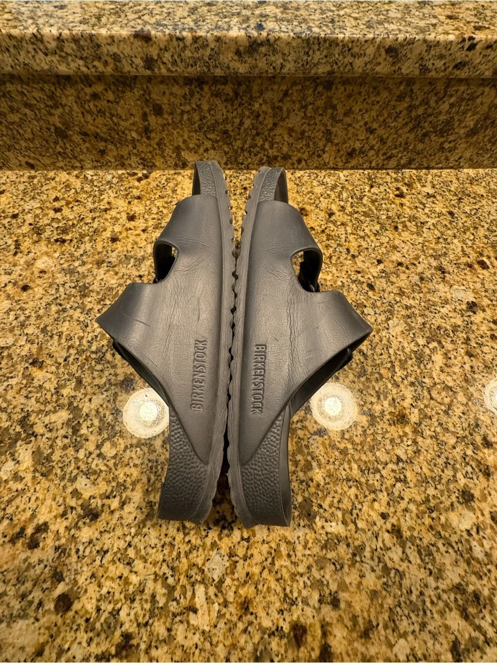 Birkenstock Arizona EVA Sandals GreyTwo Straps Size 38 Slip-On US 7-7.5